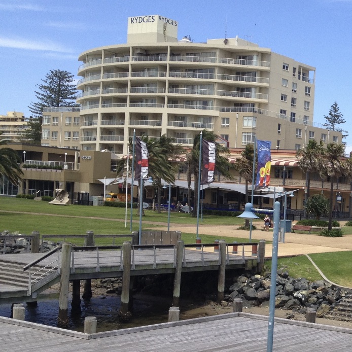 Town Green and Rydges Port Macquarie from the Hastings River